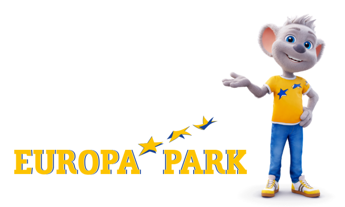 Europa-Park Logo & Maskottchen Ed Euromaus